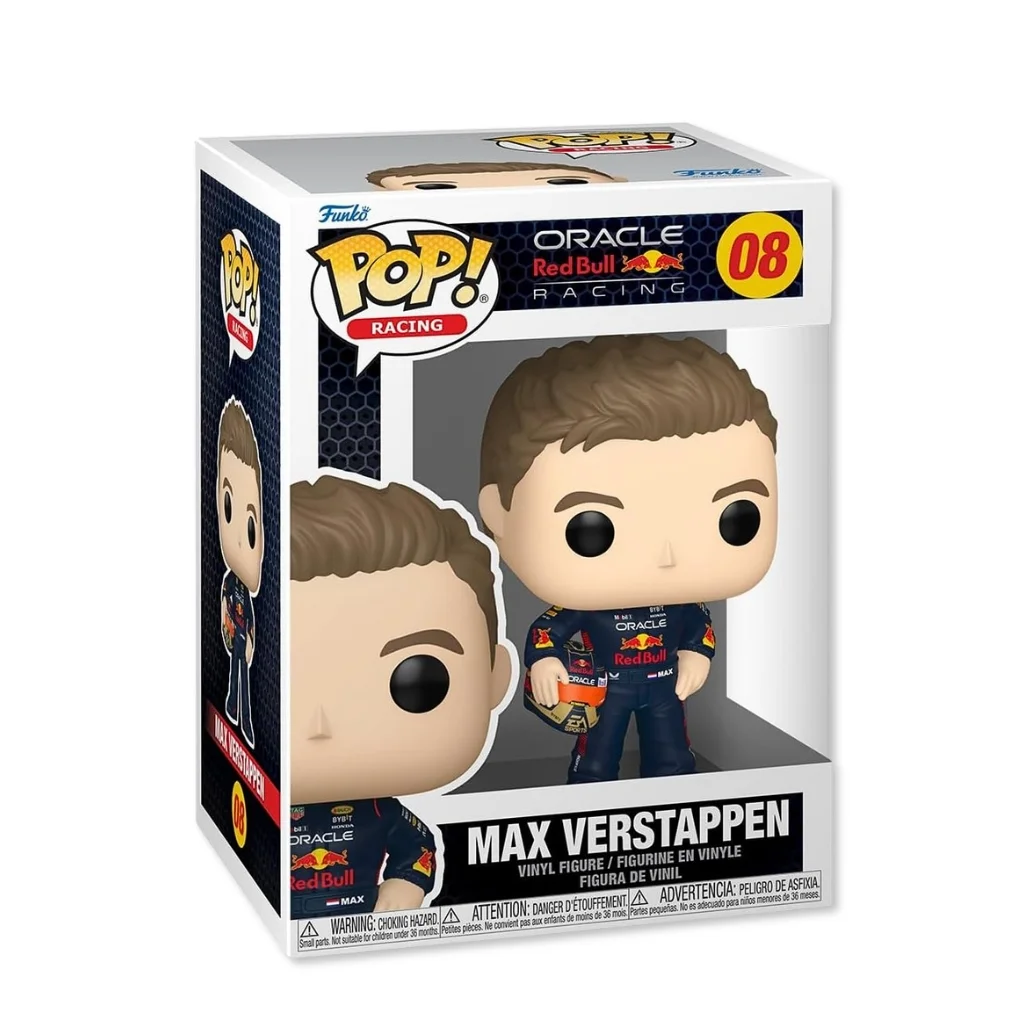 01. Funko Pop! Racing Formula 1 Max Verstappen With Helmet #08