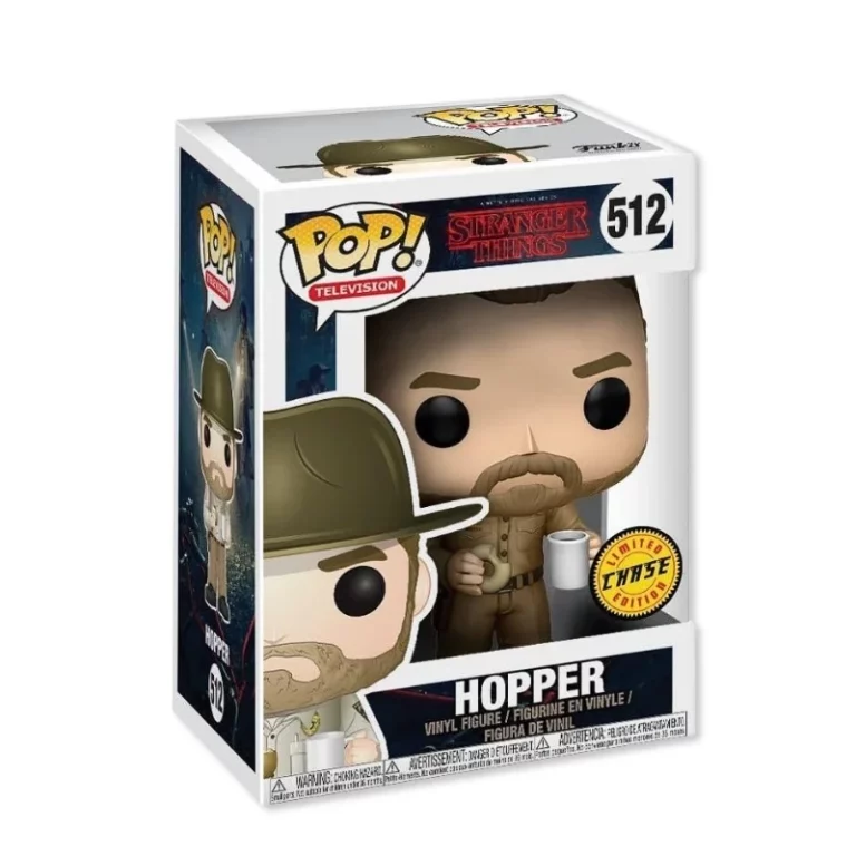 01. Funko Pop! TV Stranger Things Hopper #512 (CHASE)
