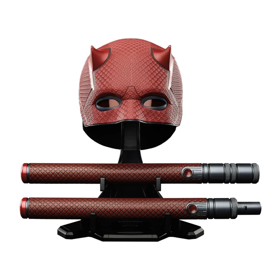 01. Marvel Legends Series Daredevil Mask + Billy Club Replica
