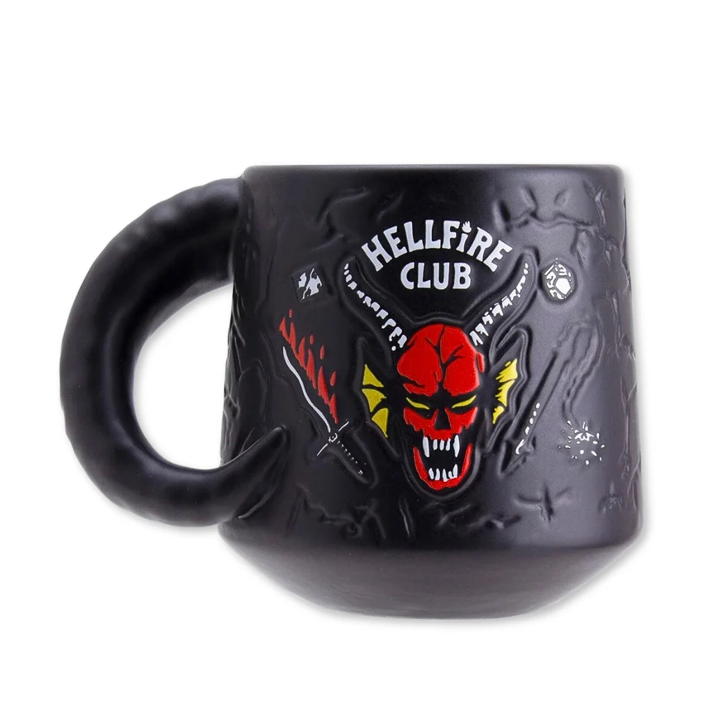 01. Paladone Stranger Things 'Hellfire Club' 3D šalica, 400 Ml