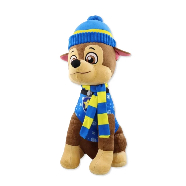 01. Paw Patrol Chase 'Winter' Plišana Igračka, 50cm