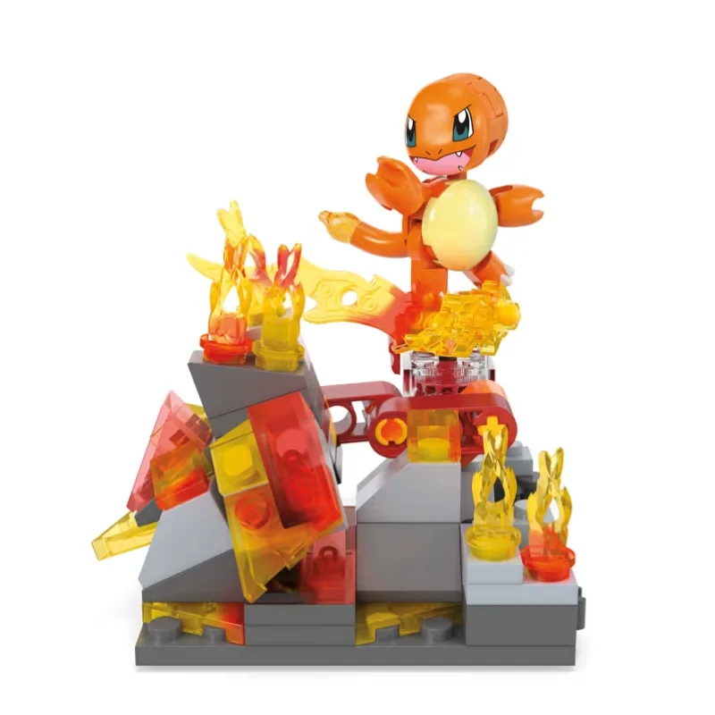 01. Pokémon Mega Construx Charmander's Fire Type Spin