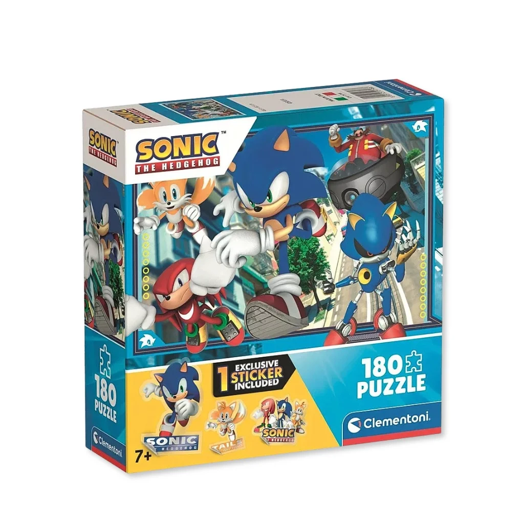 01. Sonic The Hedgehog Puzzle Cartoon Characters, 180pcs