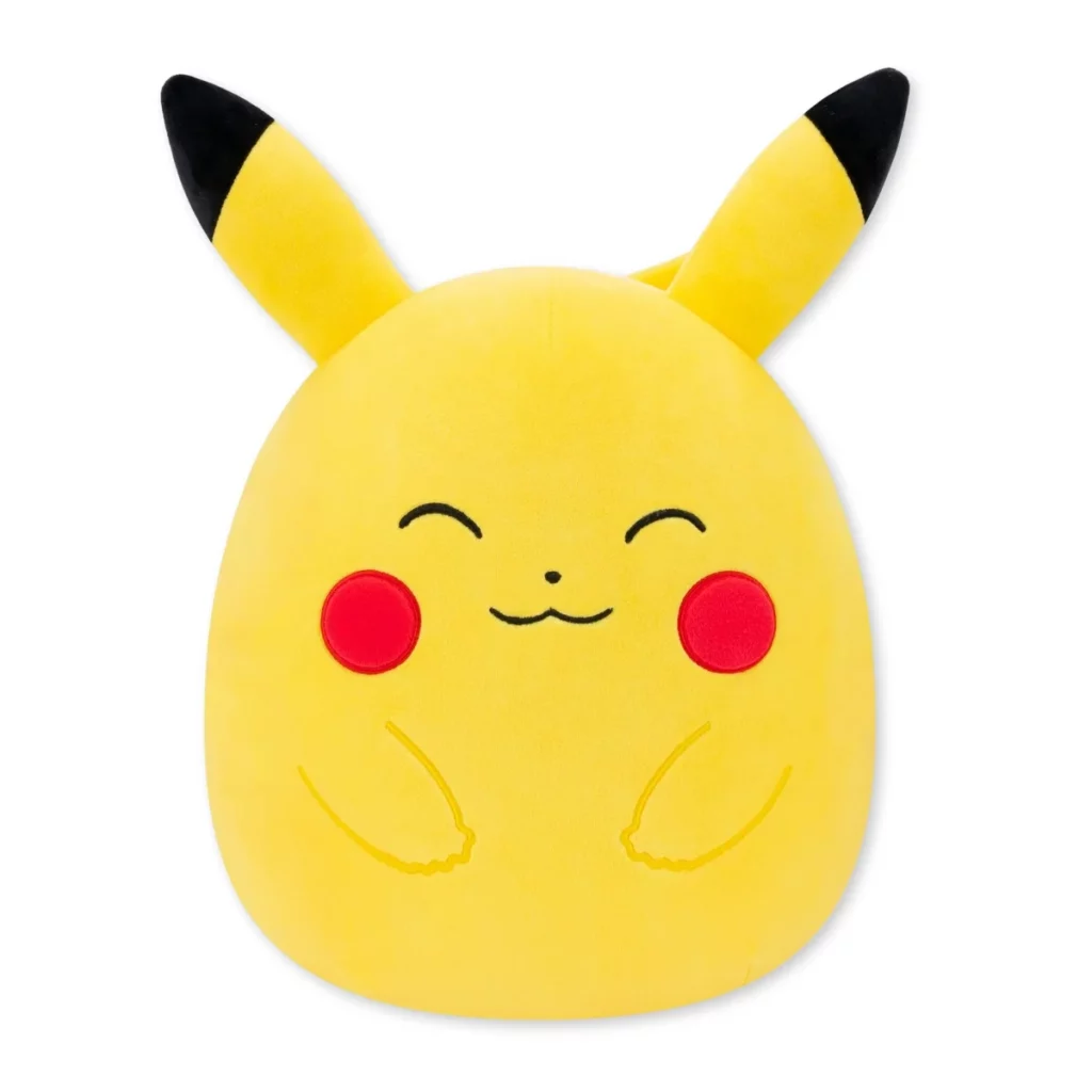 01. Squishmallows Happy Pikachu Plišana Igračka, 35cm