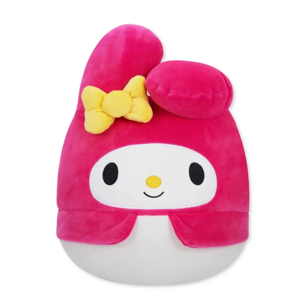 01. Squishmallows My Melody (Yellow Bow And Pink Suit) Plišana Igračka, 25cm