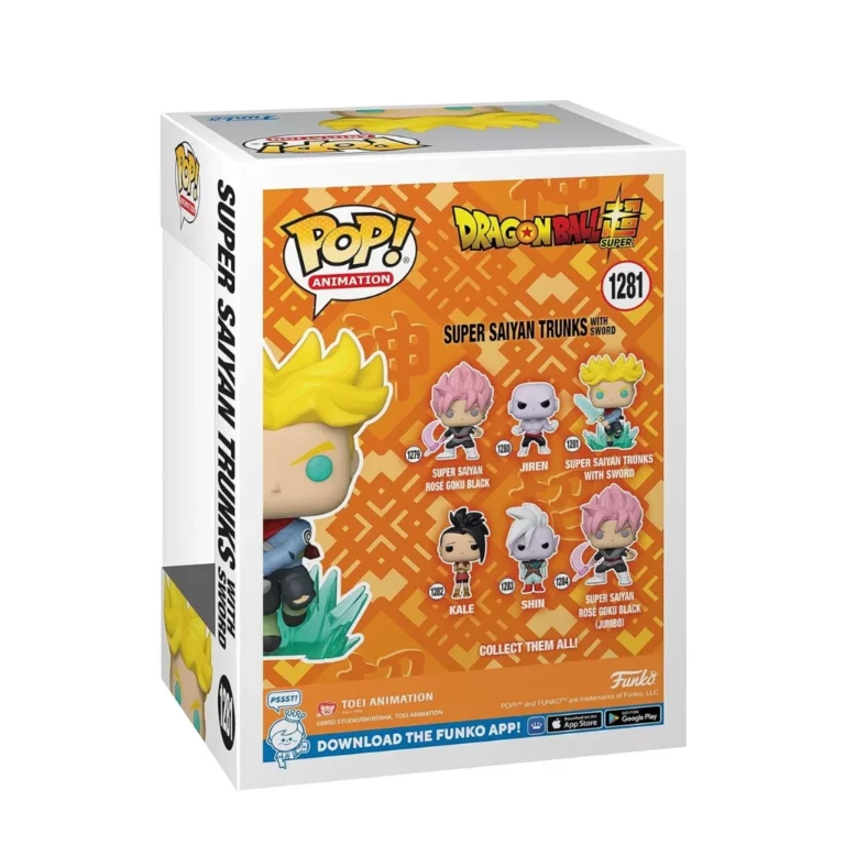 02. Funko Pop! Animation Dragon Ball Super Saiyan Trunks With Sword #1281
