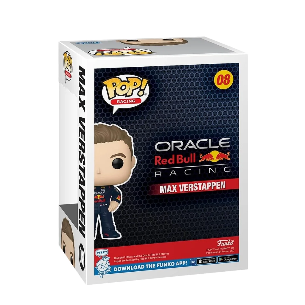 02. Funko Pop! Racing Formula 1 Max Verstappen With Helmet #08