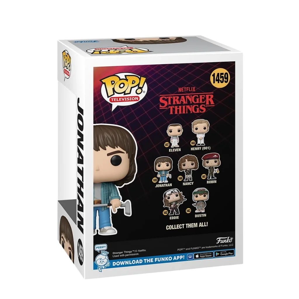 02. Funko Pop! TV Stranger Things Jonathan With Golf Club #1459