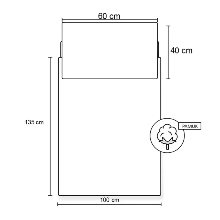 02. Garfield 'Bedtime' Posteljina Za Bebe, 100×135 Cm