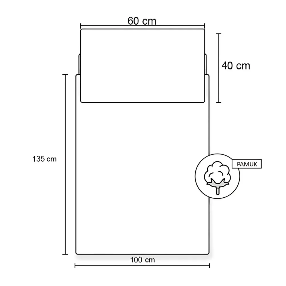 02. Garfield 'Bedtime' Posteljina Za Bebe, 100×135 Cm