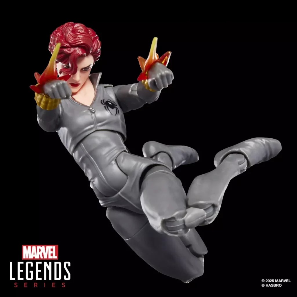 02. Marvel Legends Series Black Widow Figura, 15cm