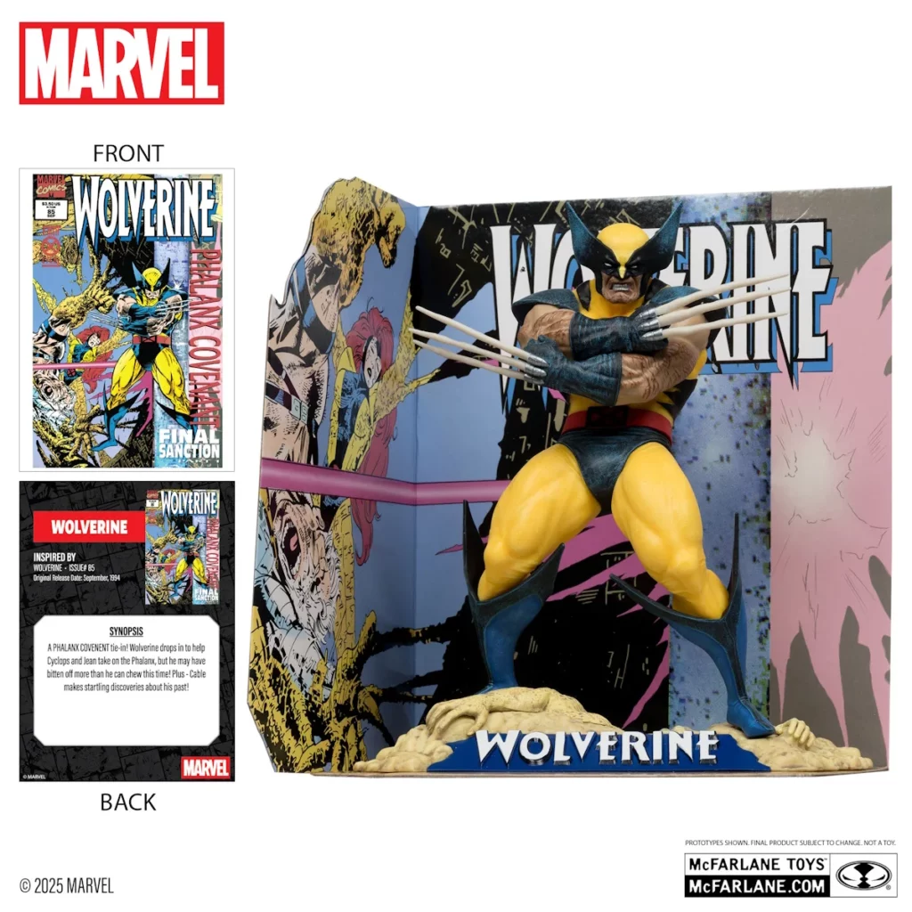 02. McFarlane Marvel Wolverine (Wolverine #85) Figura, 17cm