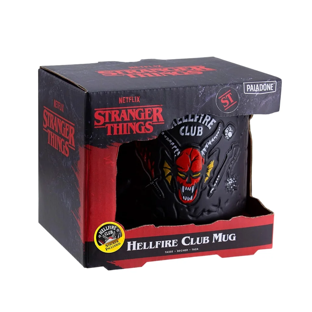 02. Paladone Stranger Things 'Hellfire Club' 3D šalica, 400 Ml