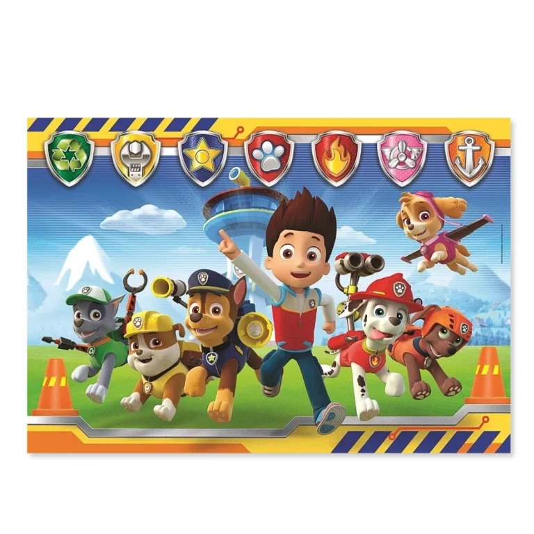 02. Paw Patrol Puzzle Pins, 104pcs