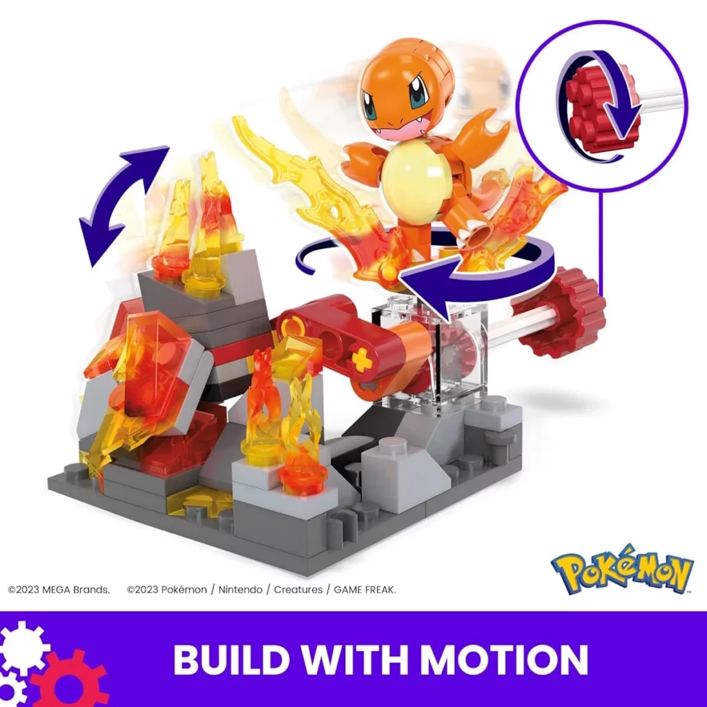 02. Pokémon Mega Construx Charmander's Fire Type Spin
