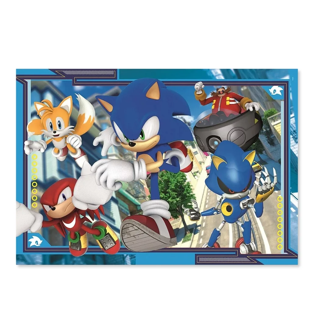 02. Sonic The Hedgehog Puzzle Cartoon Characters, 180pcs