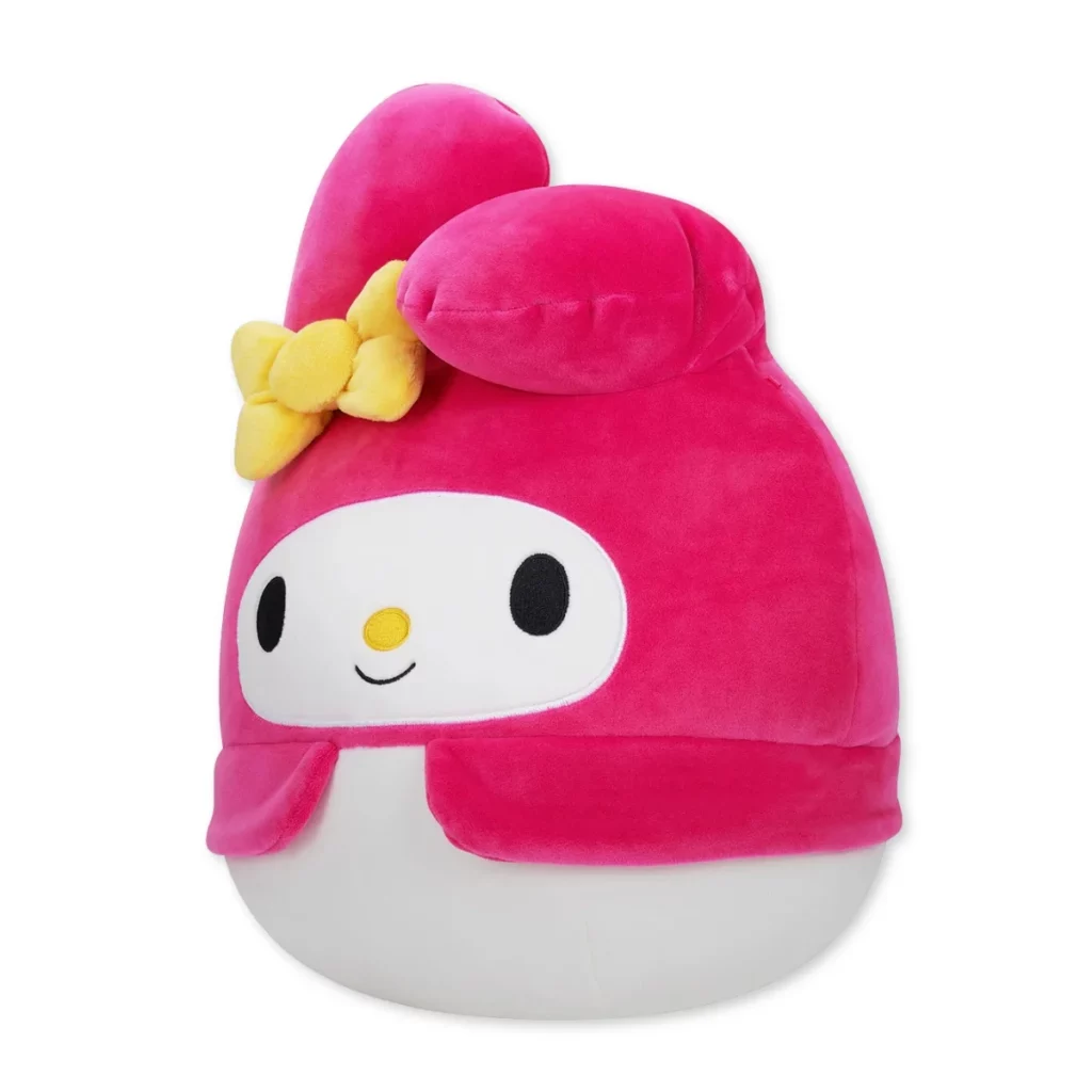 02. Squishmallows My Melody (Yellow Bow And Pink Suit) Plišana Igračka, 25cm