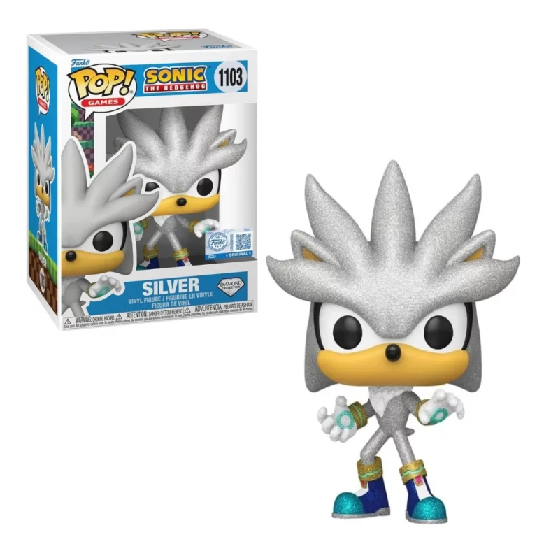 03. Funko Pop! Games Sonic The Hedgehog Silver (Diamond) #1103