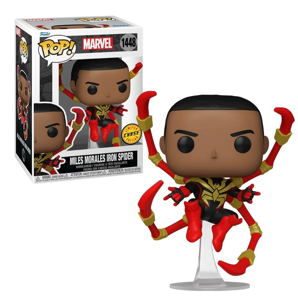 03. Funko Pop! Marvel Miles Morales Iron Spider #1448 (CHASE)