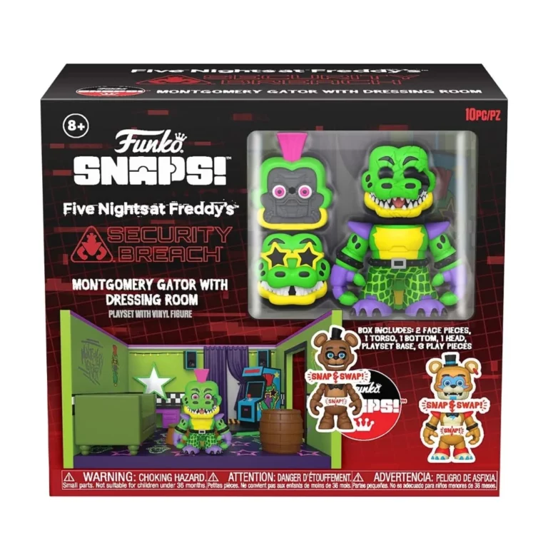 03. Funko Snaps! FNAF Montgomery Gator With Dressing Room