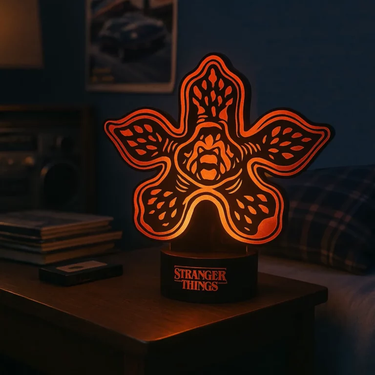 03. Stranger Things Demogorgon Laser Etched Light