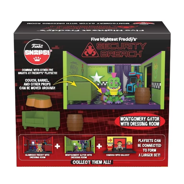 04. Funko Snaps! FNAF Montgomery Gator With Dressing Room