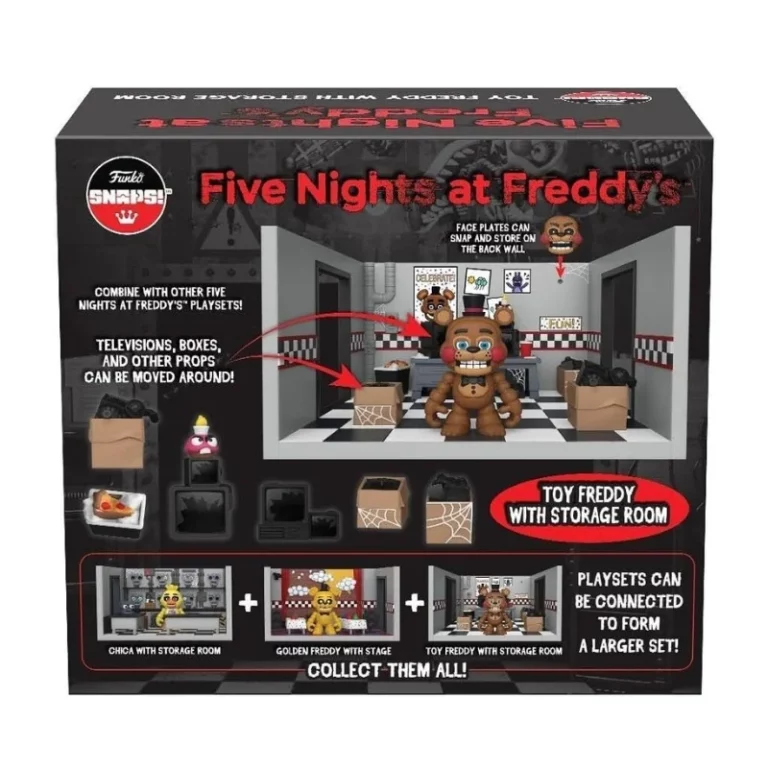 04. Funko Snaps! FNAF Toy Freddy With Storage Room