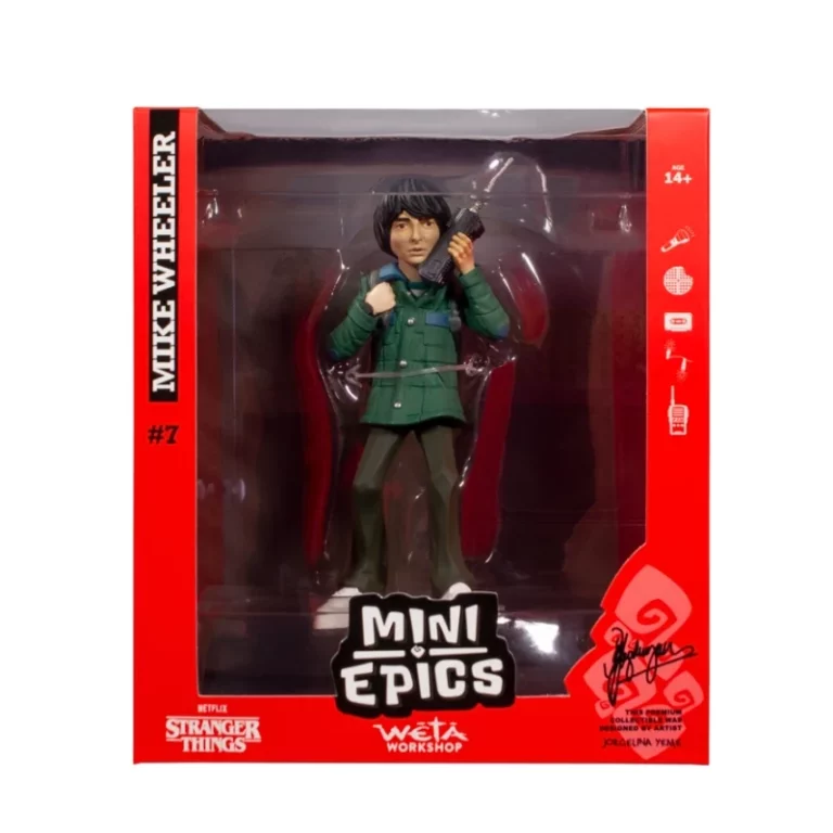 04. Mini Epics Mike Wheeler Figura, 16cm