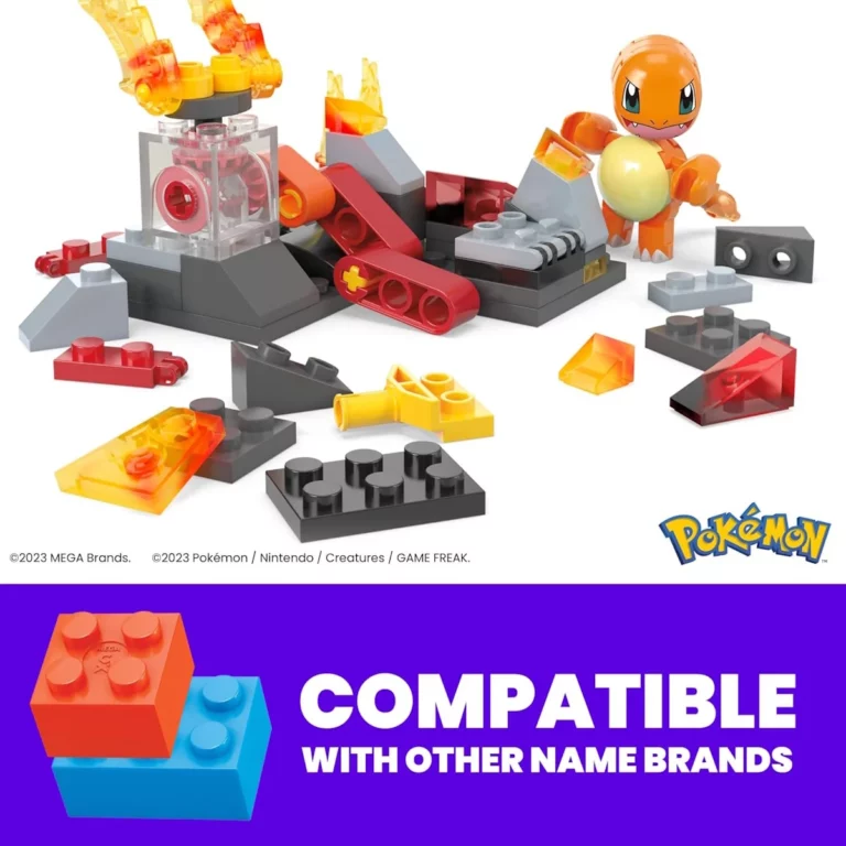 04. Pokémon Mega Construx Charmander's Fire Type Spin