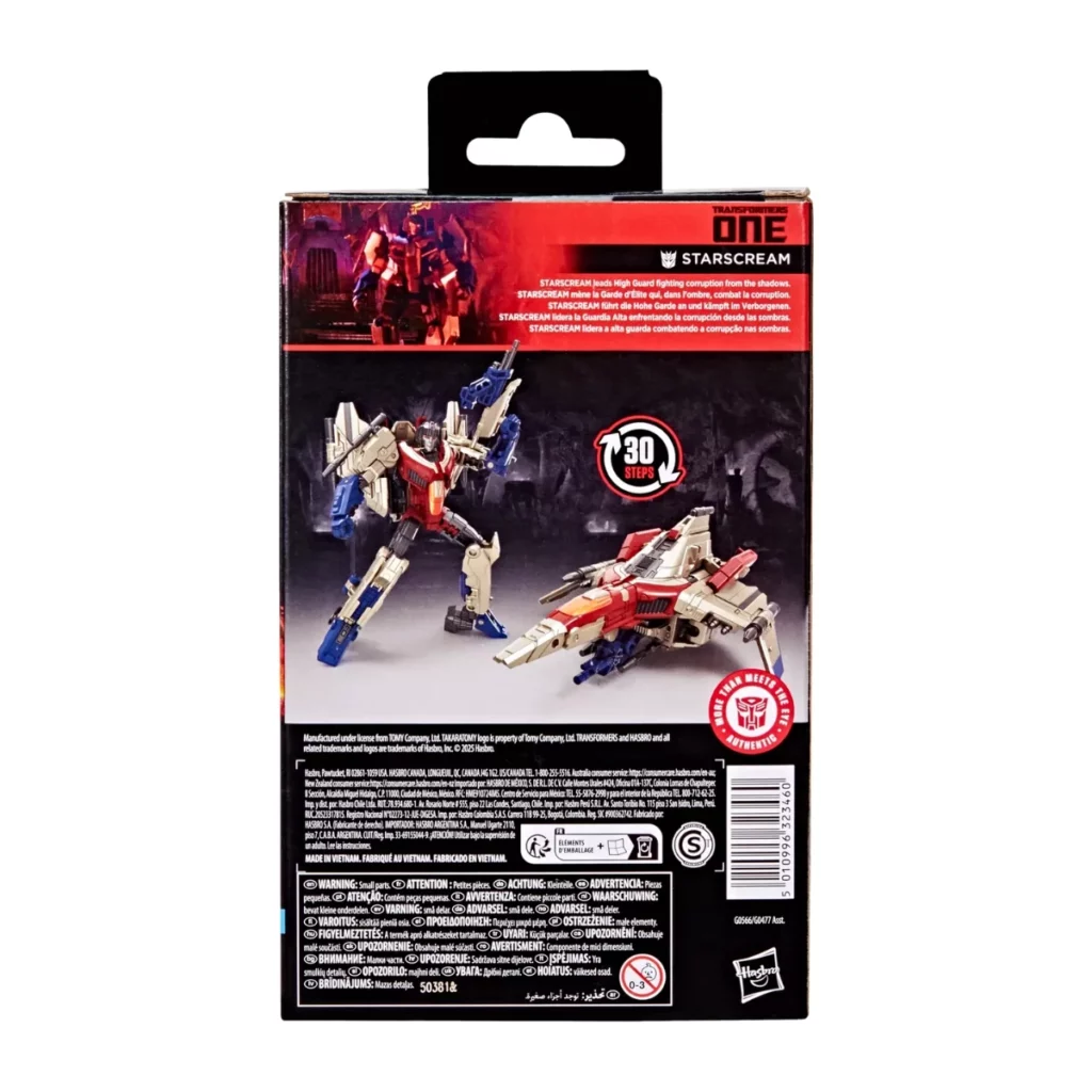 04. Transformers One Studio Series Starscream Figurica, 14cm