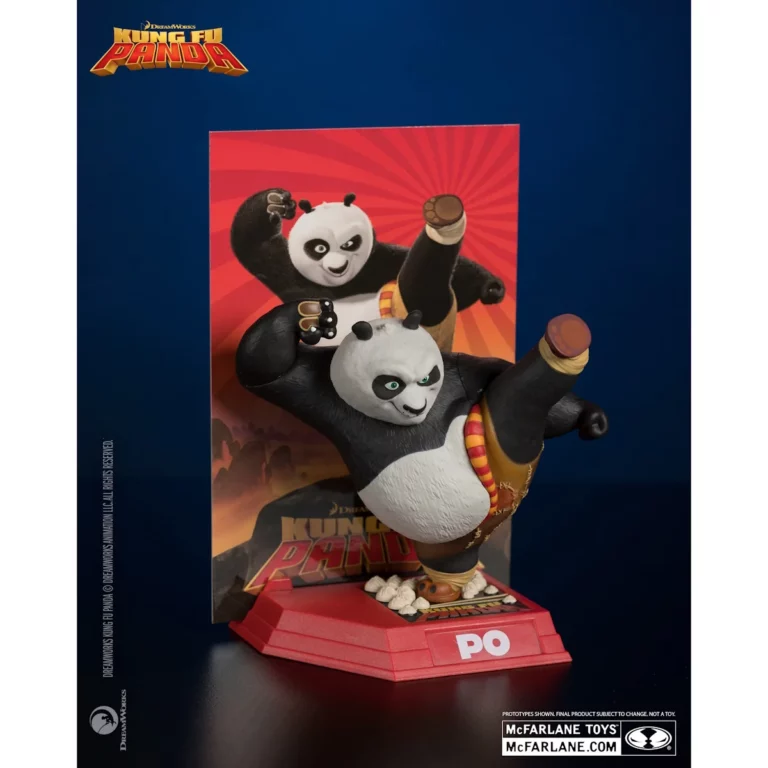 05. McFarlane Movie Maniacs Kung Fu Panda Po Figura, 17cm