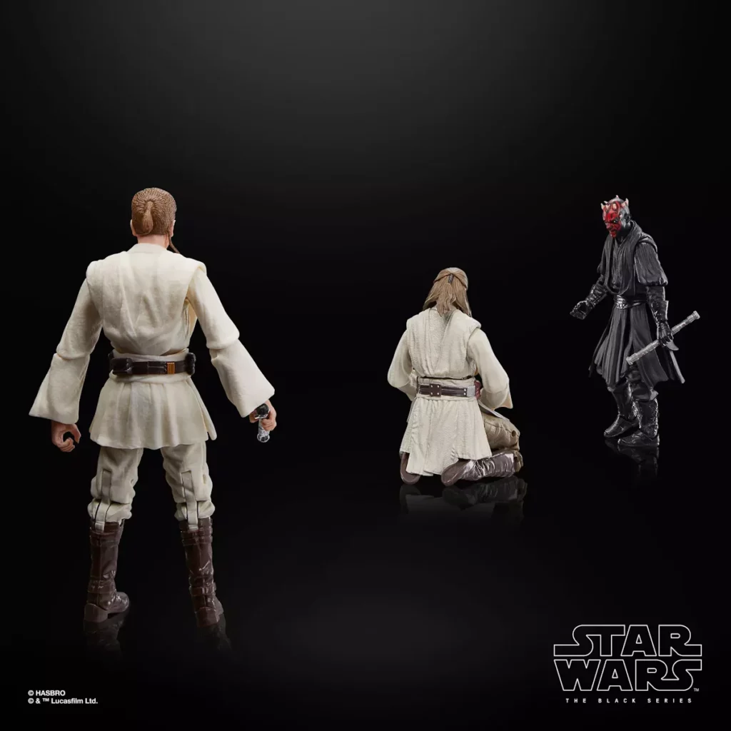 05. Star Wars Qui Gon Jinn, Darth Maul, Obi Wan Kenobi 3 Pack