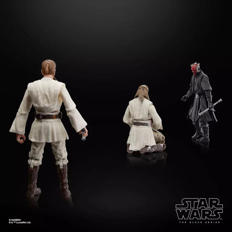 05. Star Wars Qui Gon Jinn, Darth Maul, Obi Wan Kenobi 3 Pack