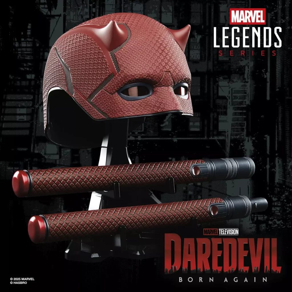 06. Marvel Legends Series Daredevil Mask + Billy Club Replica
