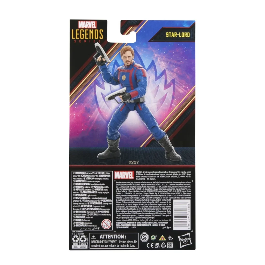 06. Marvel Legends Series Guardians Of The Galaxy Star Lord Figura, 15cm
