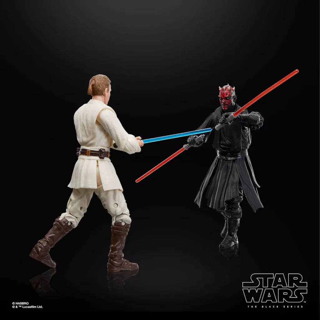 06. Star Wars Qui Gon Jinn, Darth Maul, Obi Wan Kenobi 3 Pack