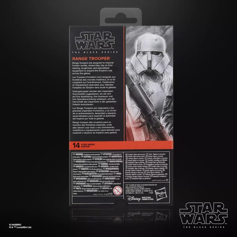 09. Star Wars Andor Range Trooper Figura, 15cm