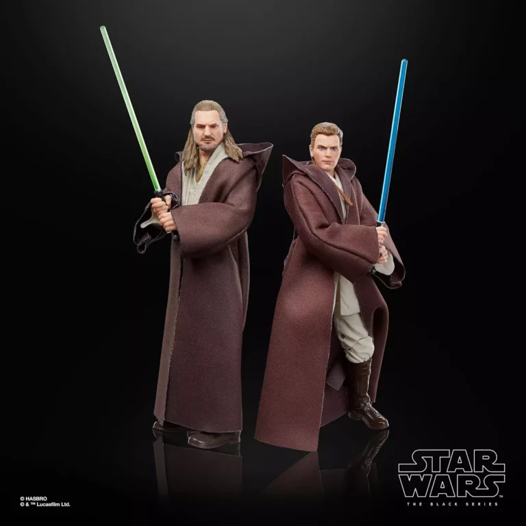 09. Star Wars Qui Gon Jinn, Darth Maul, Obi Wan Kenobi 3 Pack