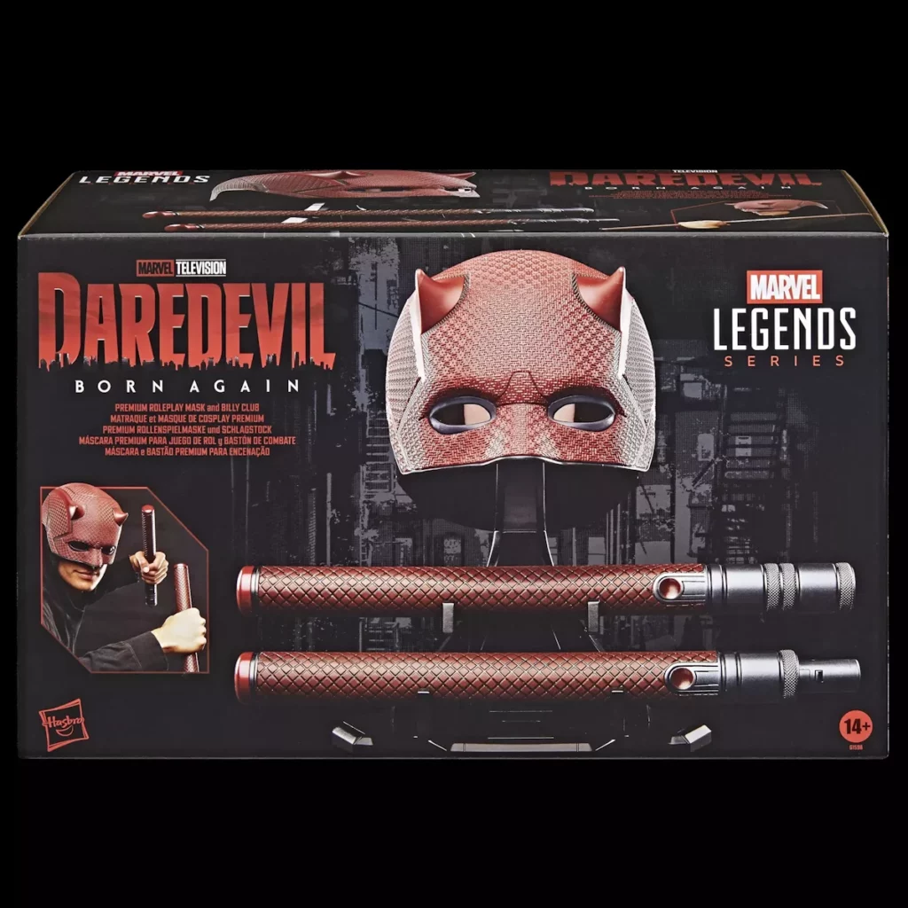 10. Marvel Legends Series Daredevil Mask + Billy Club Replica
