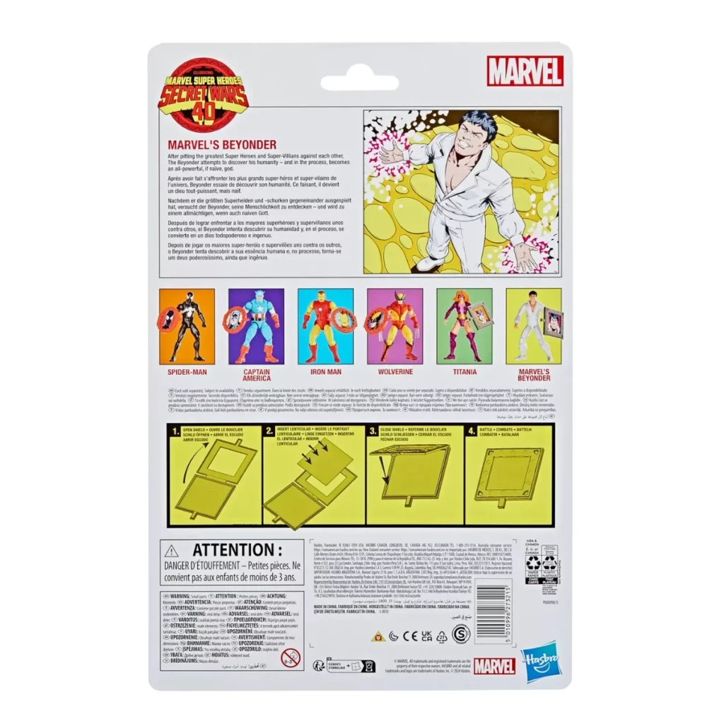 11. Marvel Legends Series Secret Wars Marvel's Beyonder Figura, 15cm