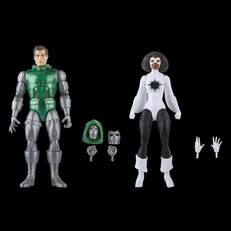 12. Marvel Legends Series Captain Marvel Vs. Doctor Doom Figure, 15cm