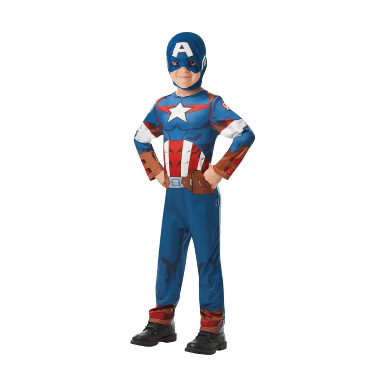 01. Captain America Dječji Kostim, 2 3 Godine