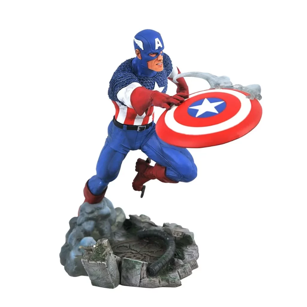 01. Diamond Select Marvel Gallery Captain America (Comic) Figura, 25c