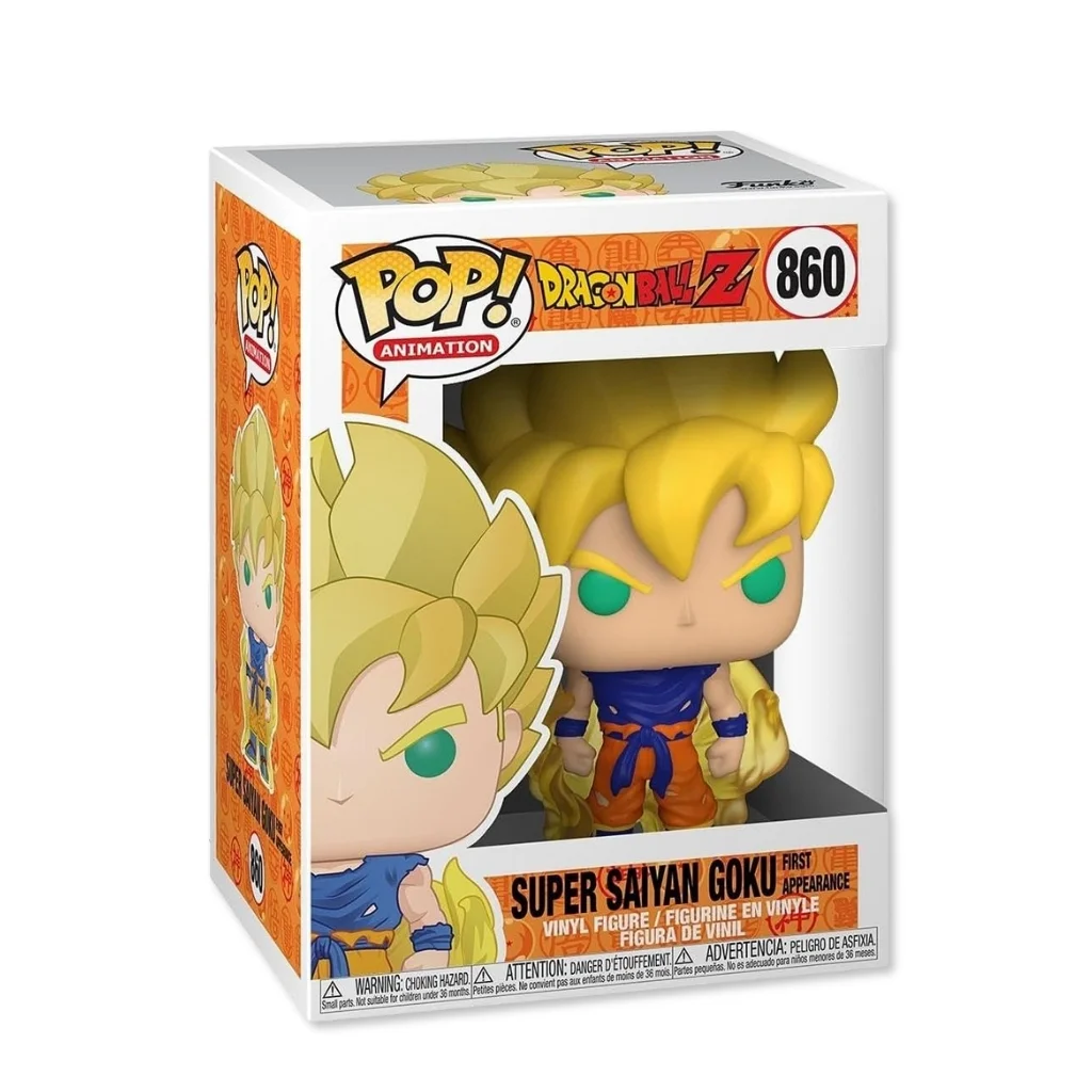 01. Funko Pop! Animation Dragon Ball Z Super Saiyan Goku #860