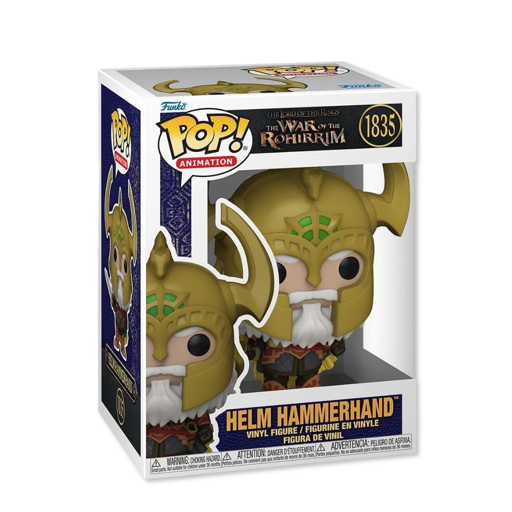 01. Funko Pop! Animation LOTR The War Of The Rohirrim Helm Hammerhand #1835