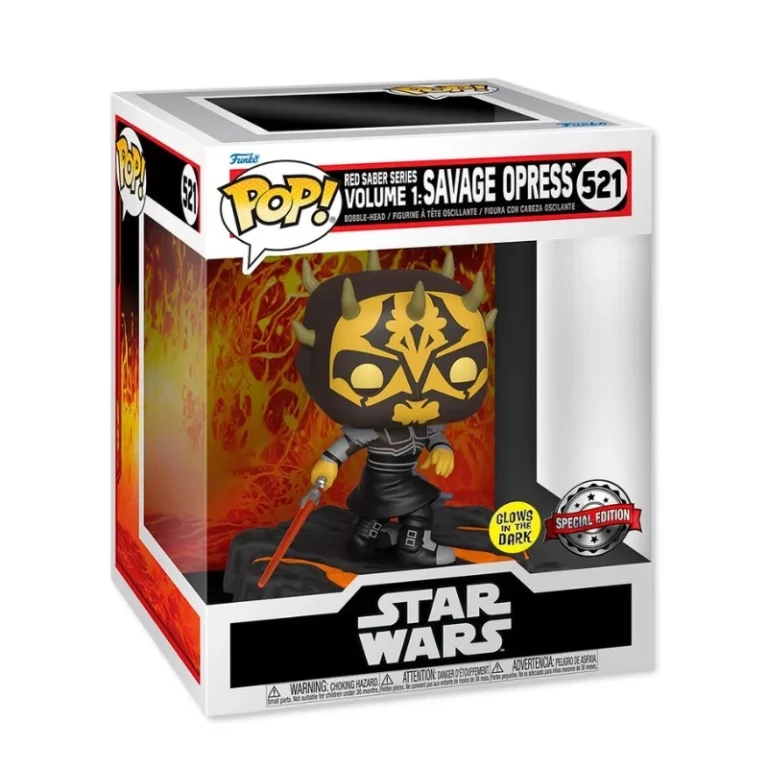 01. Funko Pop! Deluxe Star Wars Savage Opress (GITD) #521
