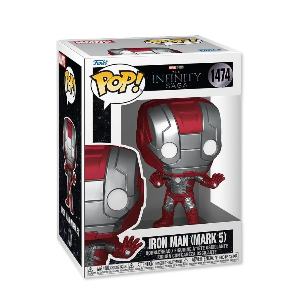 01. Funko Pop! Marvel The Infinity Saga Iron Man (Mark 5) #1474