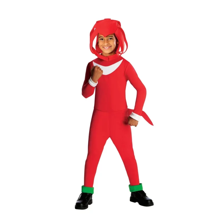 01. Knuckles Dječji Kostim, M