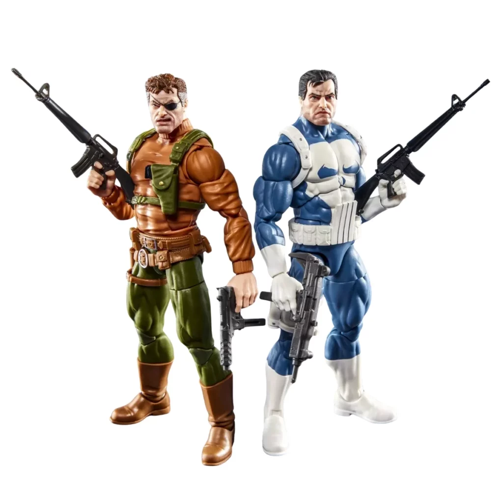 01. Marvel Legends Series Punisher And Nick Fury Figure, 15cm