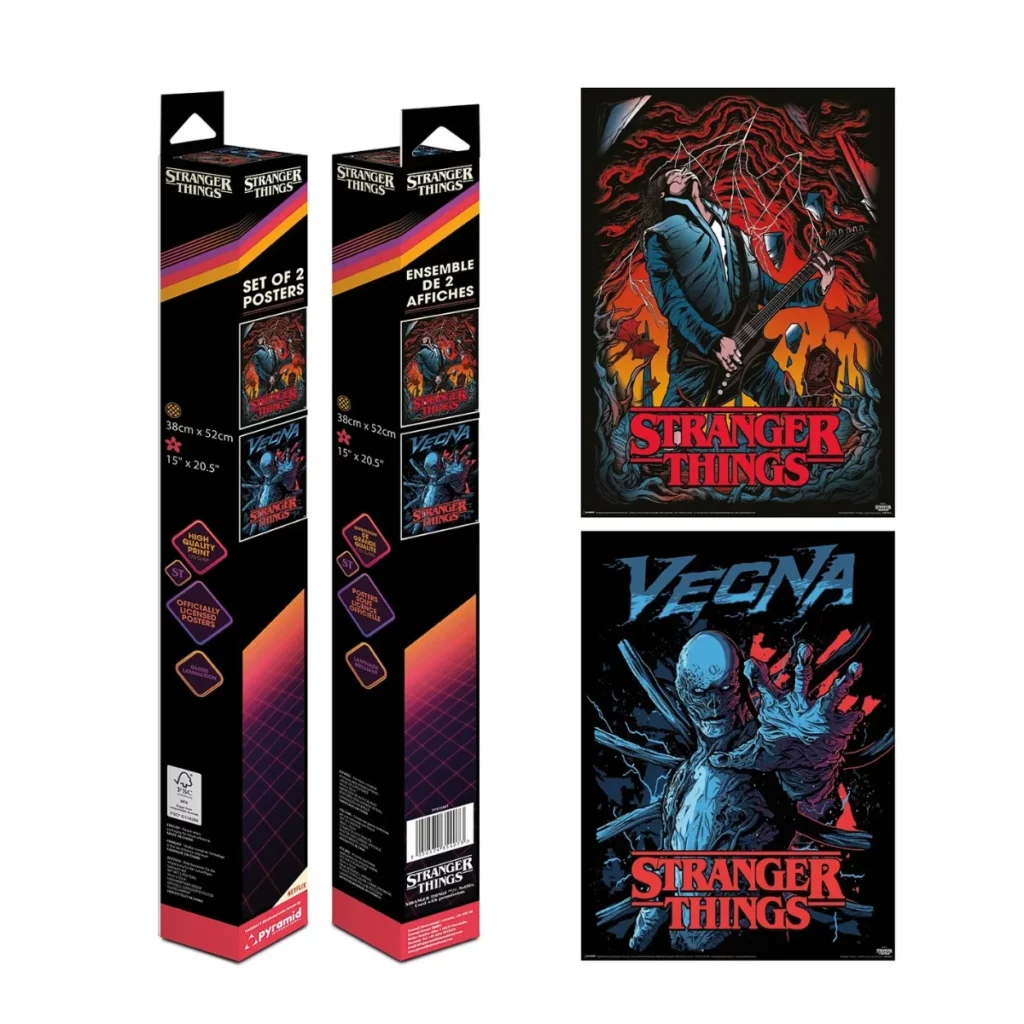 01. Pyramid Stranger Things Poster Set